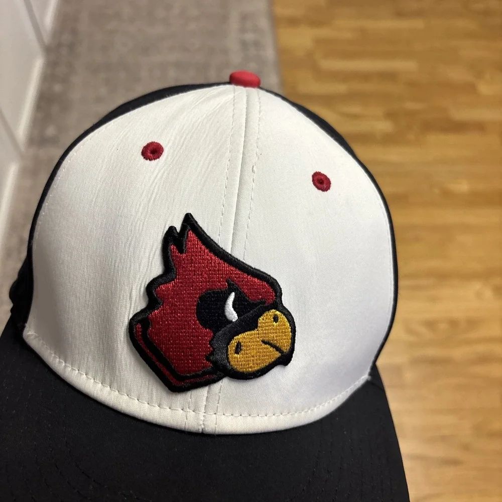 Mineral Area Cardinals Fitted Flat Bill Hat‎ Medium